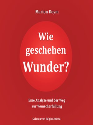 cover image of Wie geschehen Wunder?